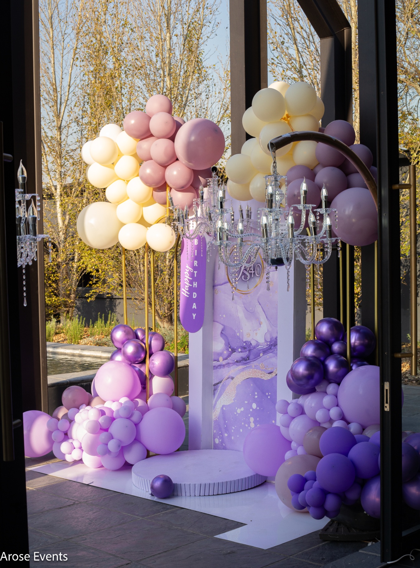 Birthdays event styled by Arose Events