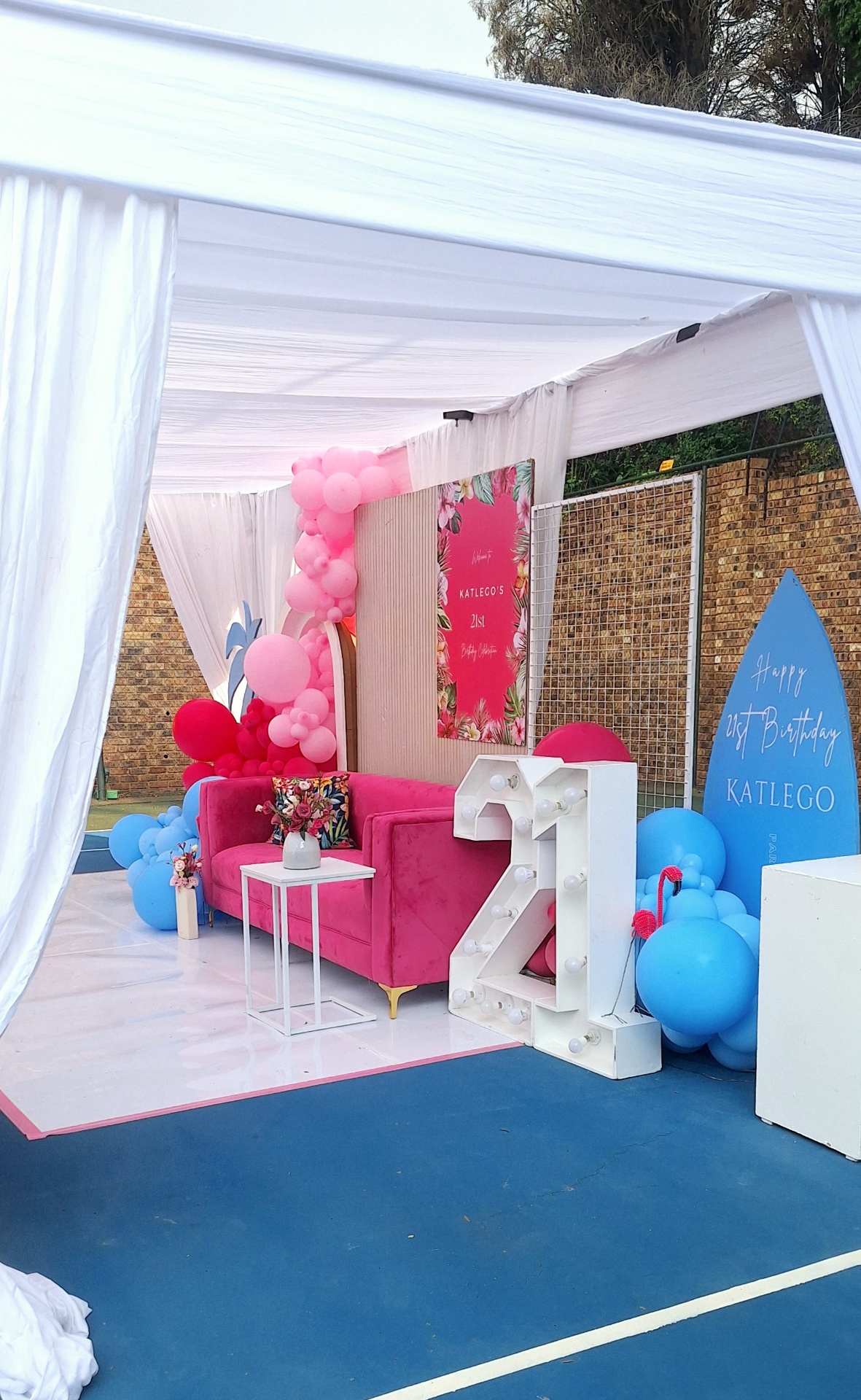 Birthdays event styled by Arose Events
