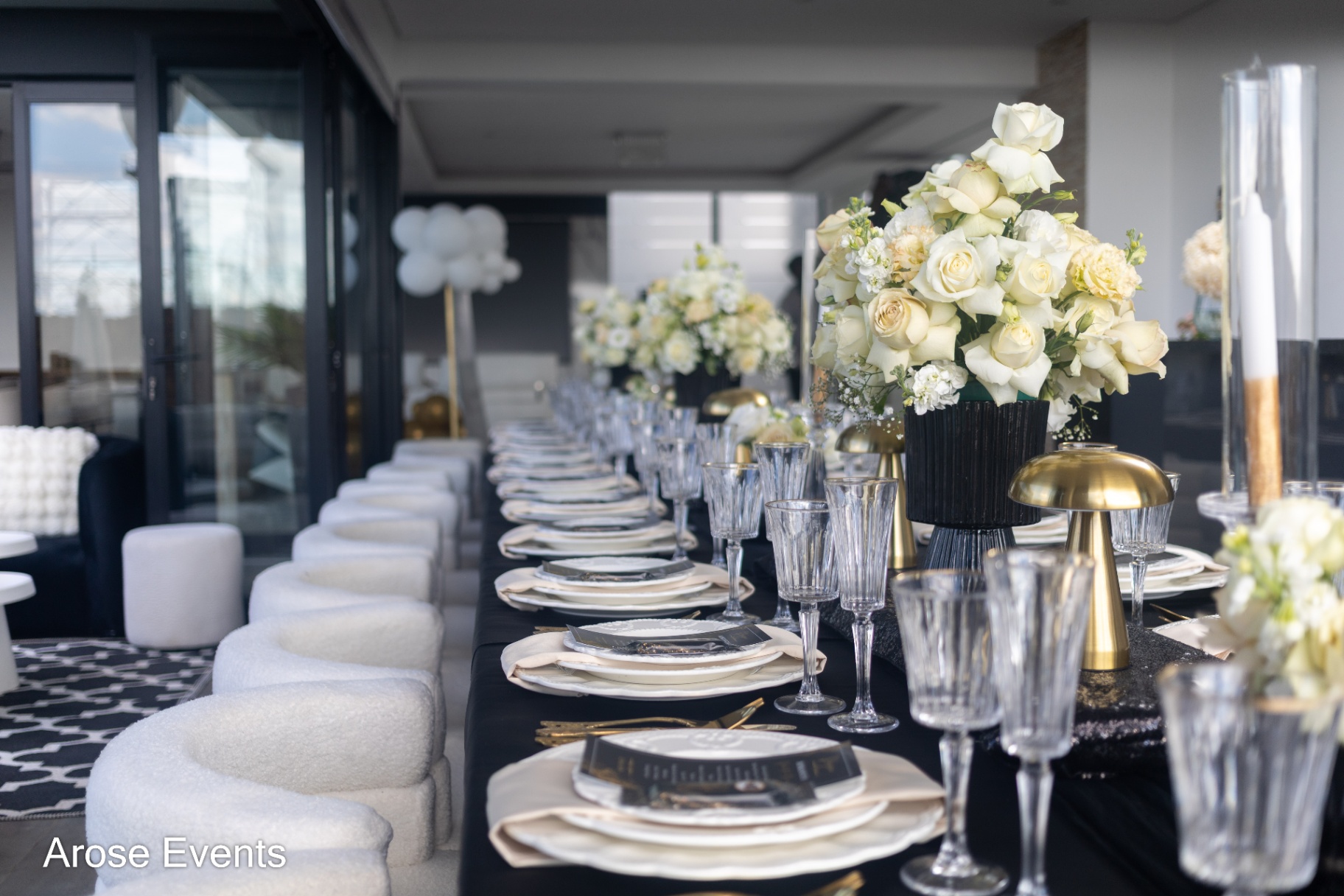 Graduations event styled by Arose Events