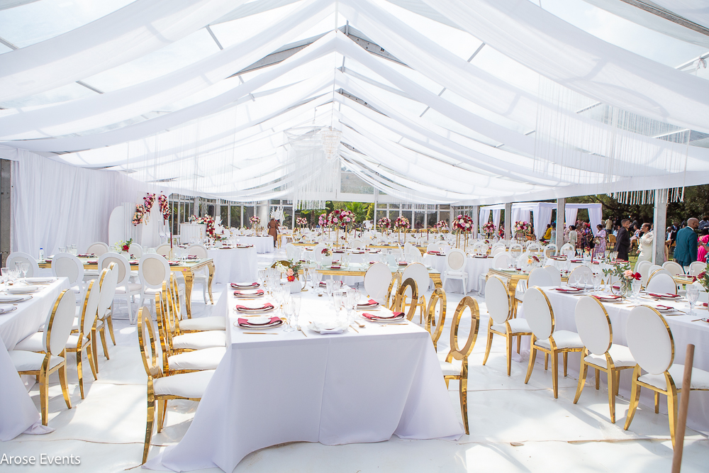 Weddings event styled by Arose Events