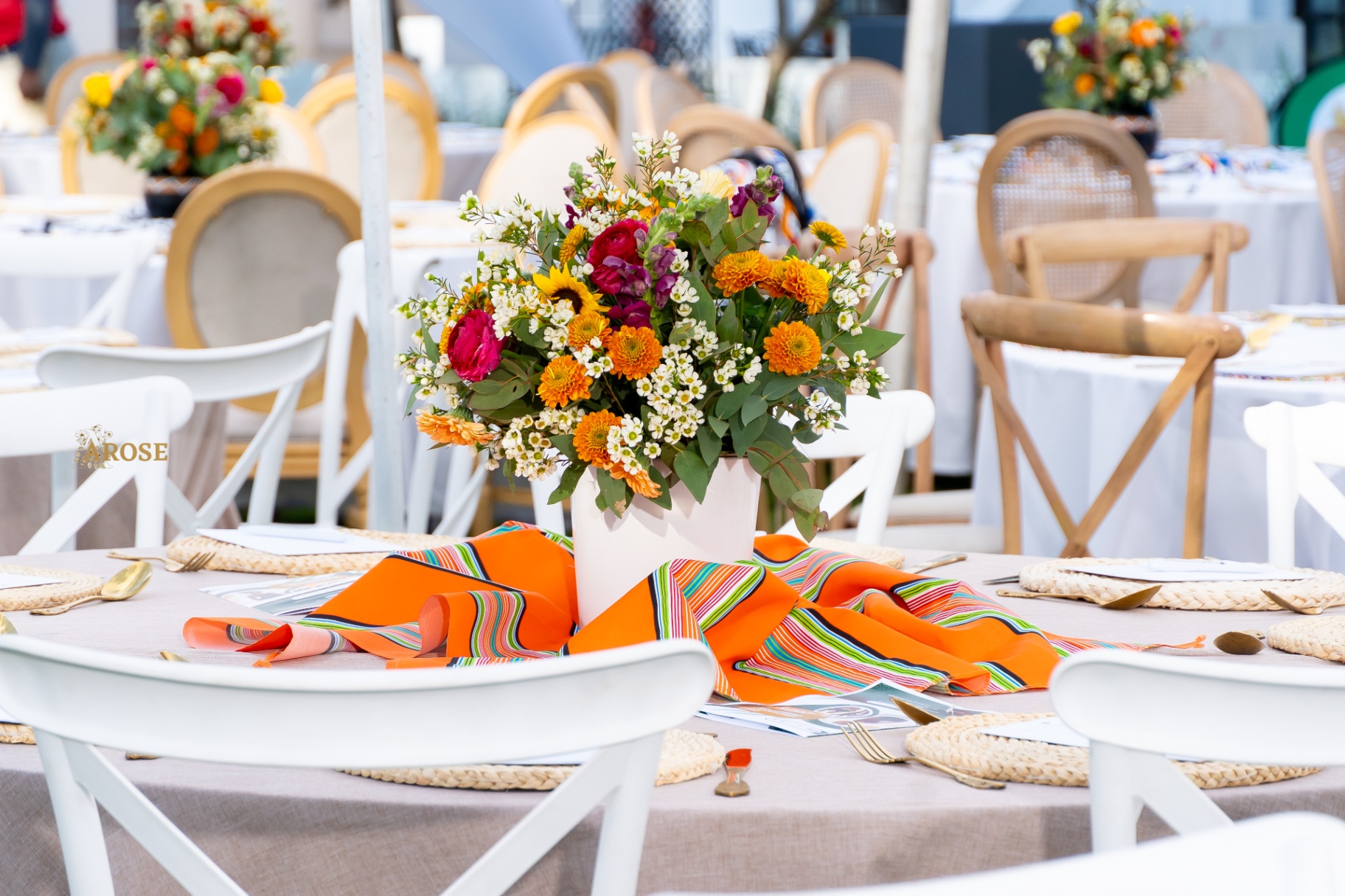 Flowers & Florals event styled by Arose Events