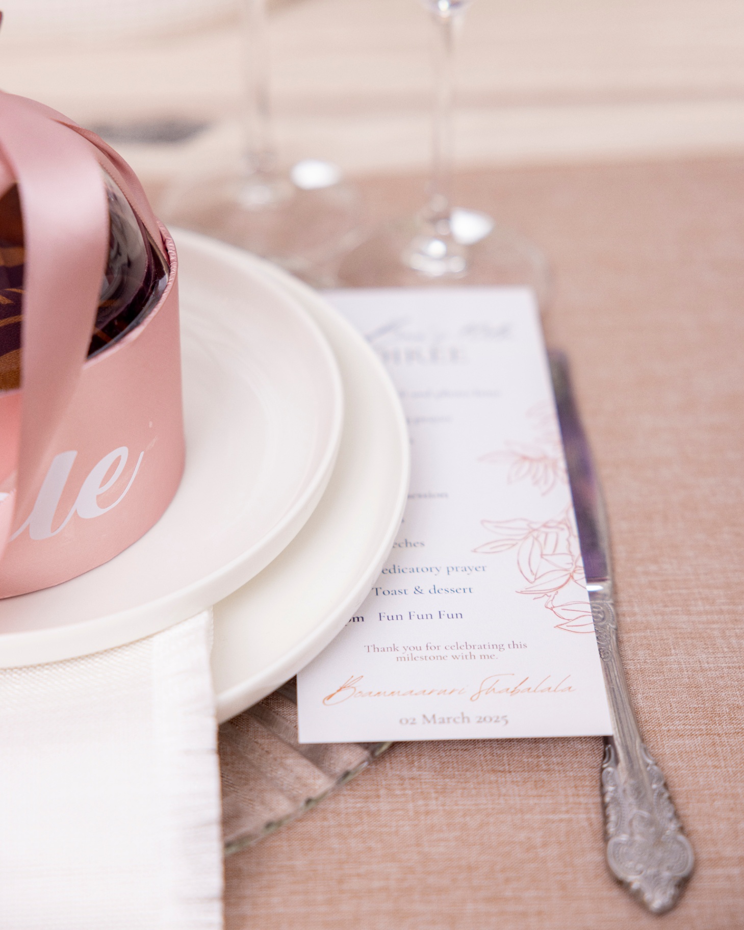 Birthdays event styled by Arose Events