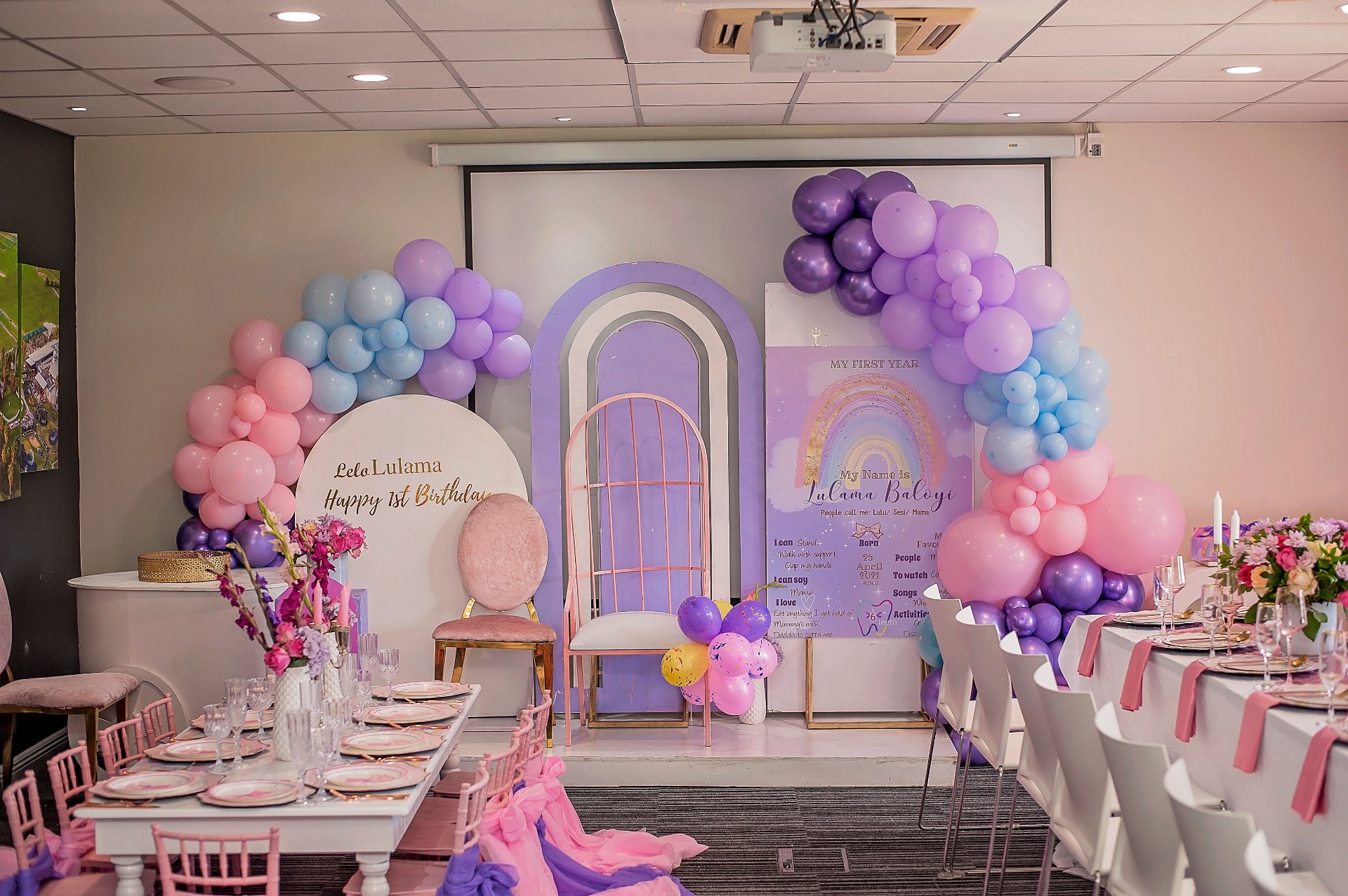 Kids Parties event styled by Arose Events